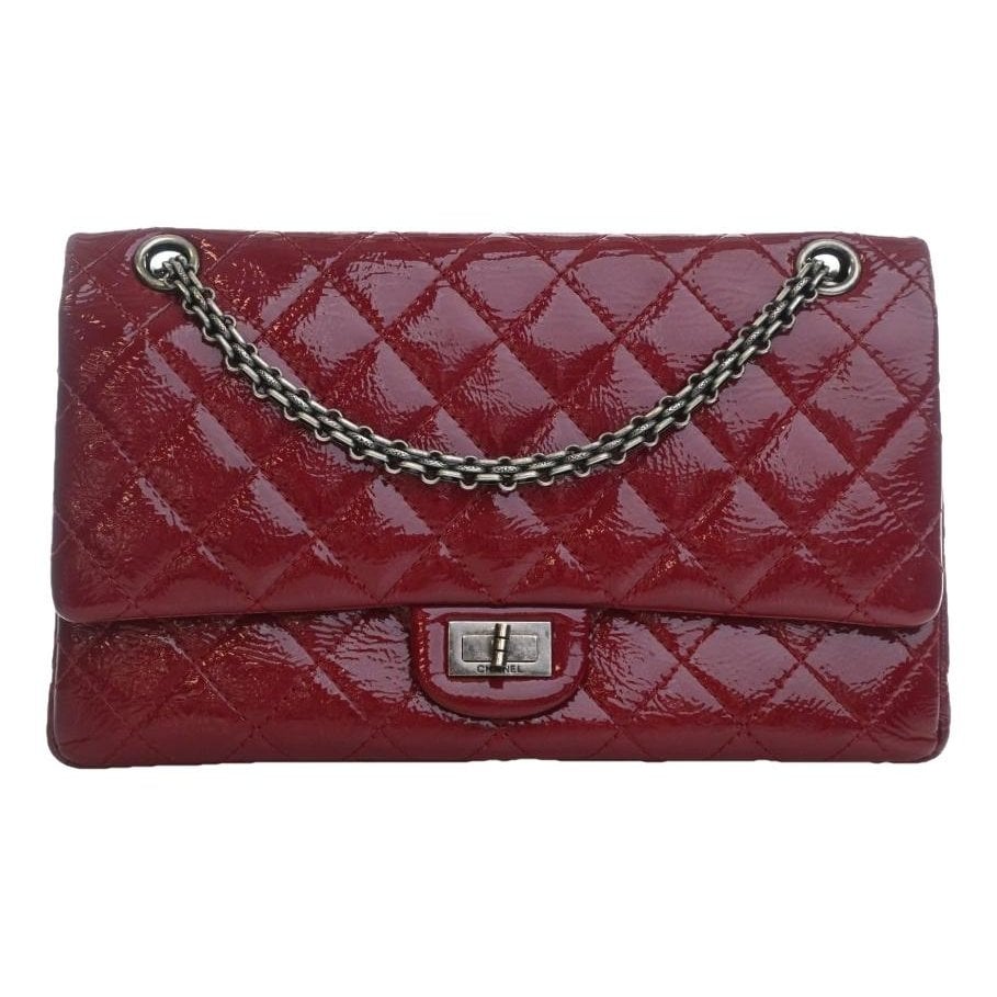 Patent leather handbag