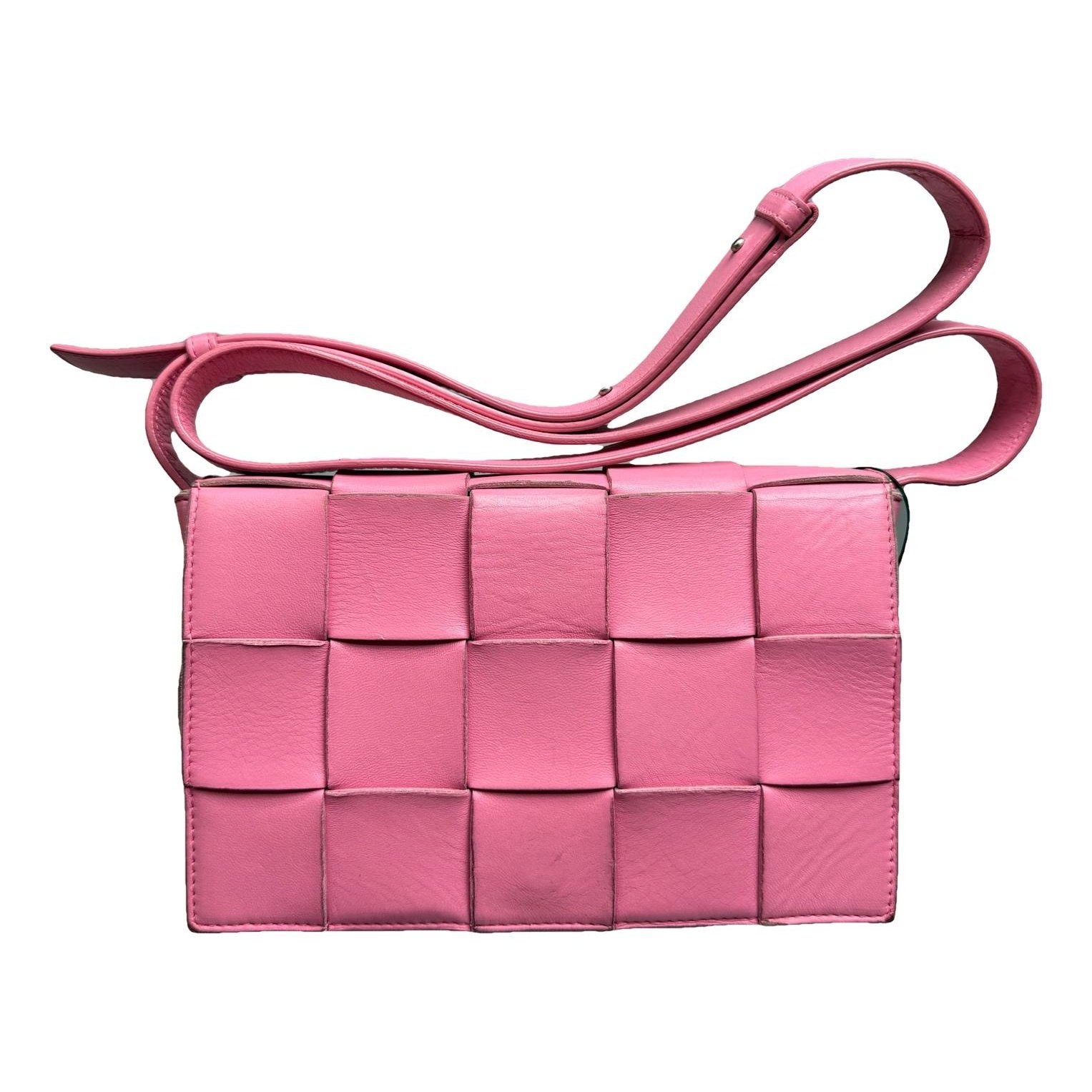 Cassette leather handbag