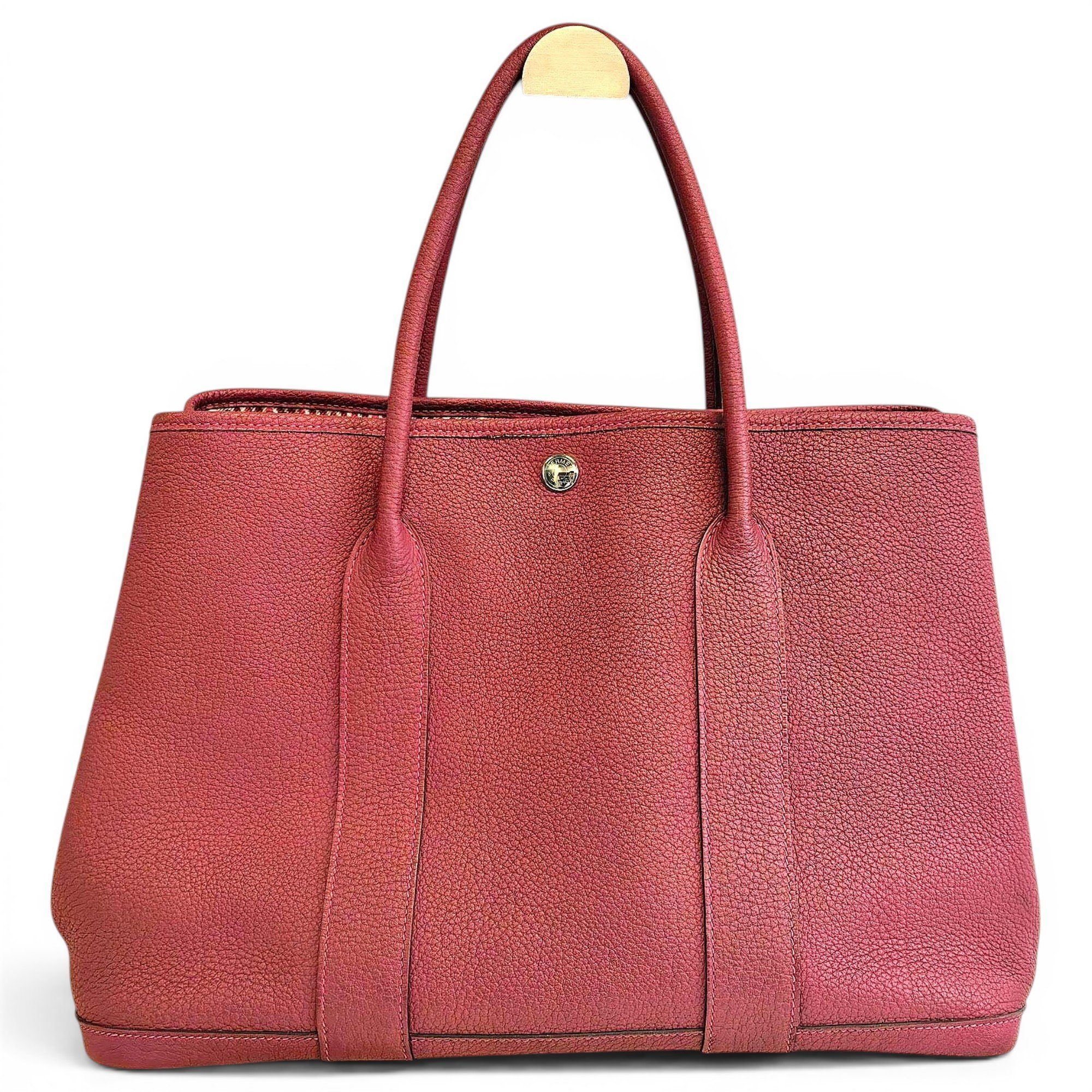 Garden Party leather handbag