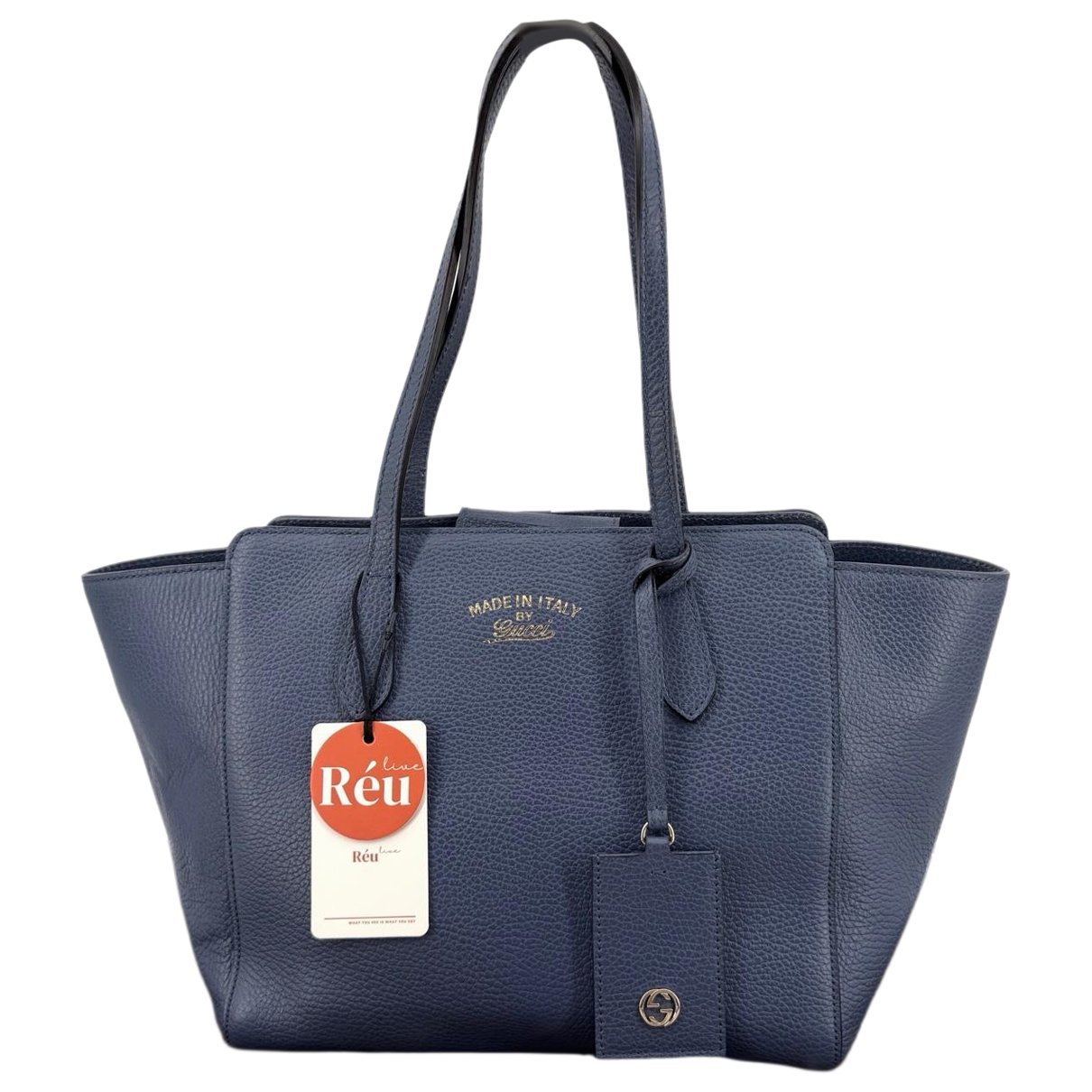 Swing leather tote