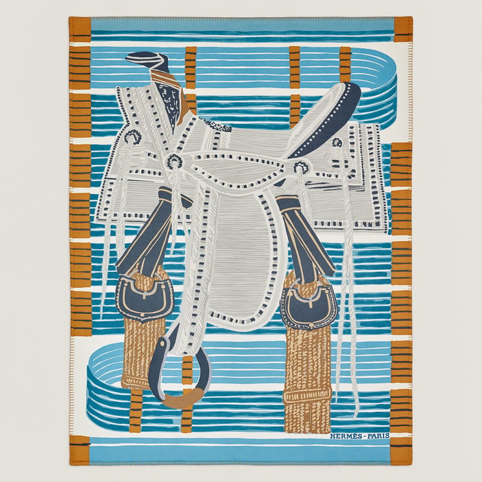 Indigo Selle Trophee Blanket