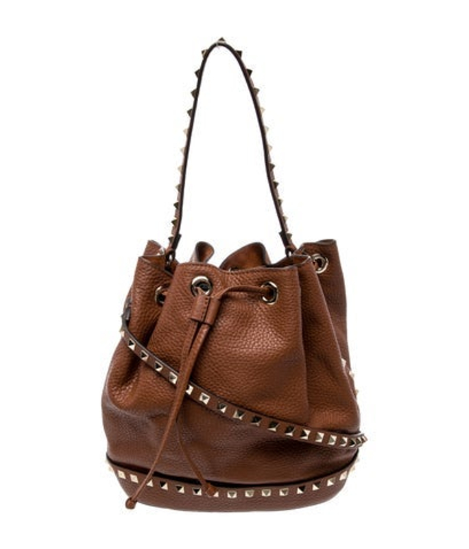 Valentino Leather Bucket Bag