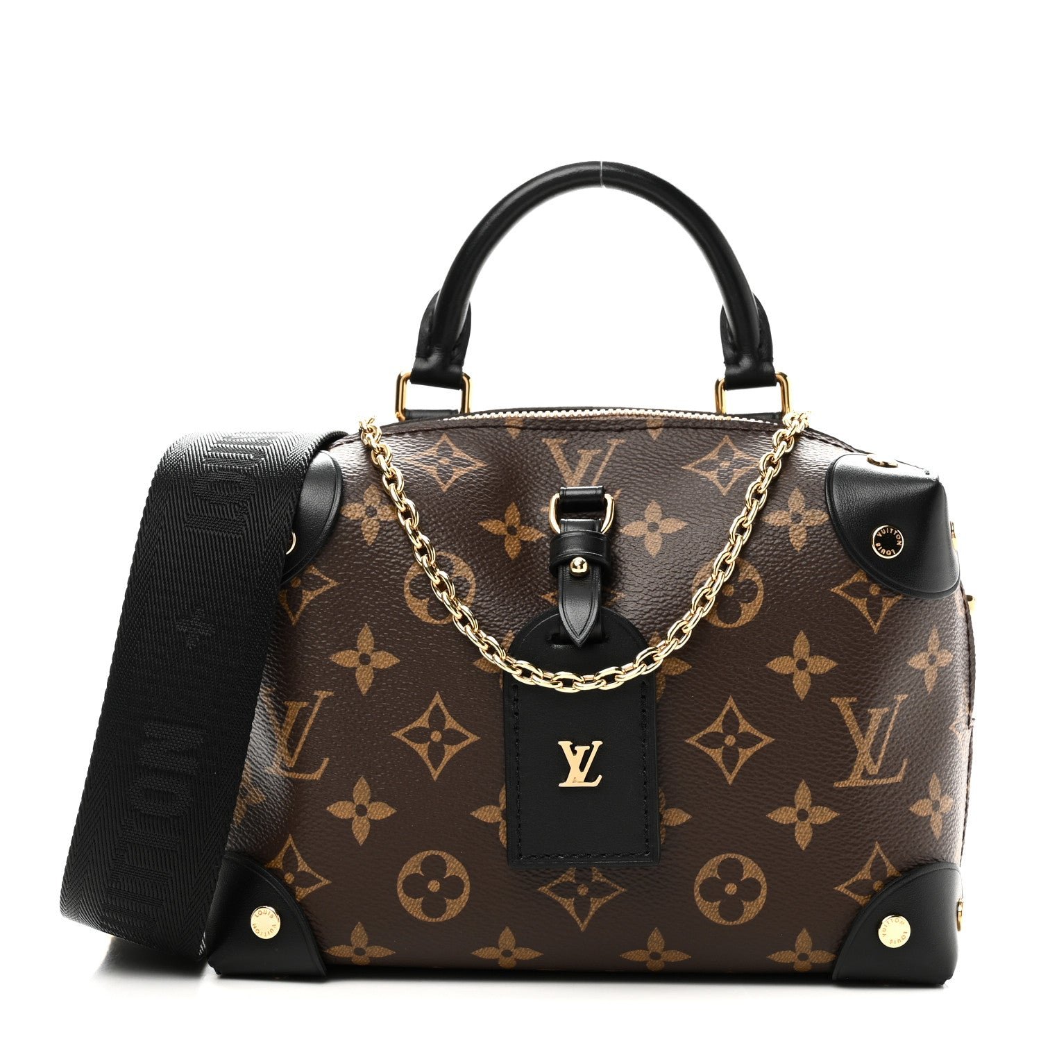 Louis Vuitton Louis Vuitton Monogram Petite Malle Souple Black