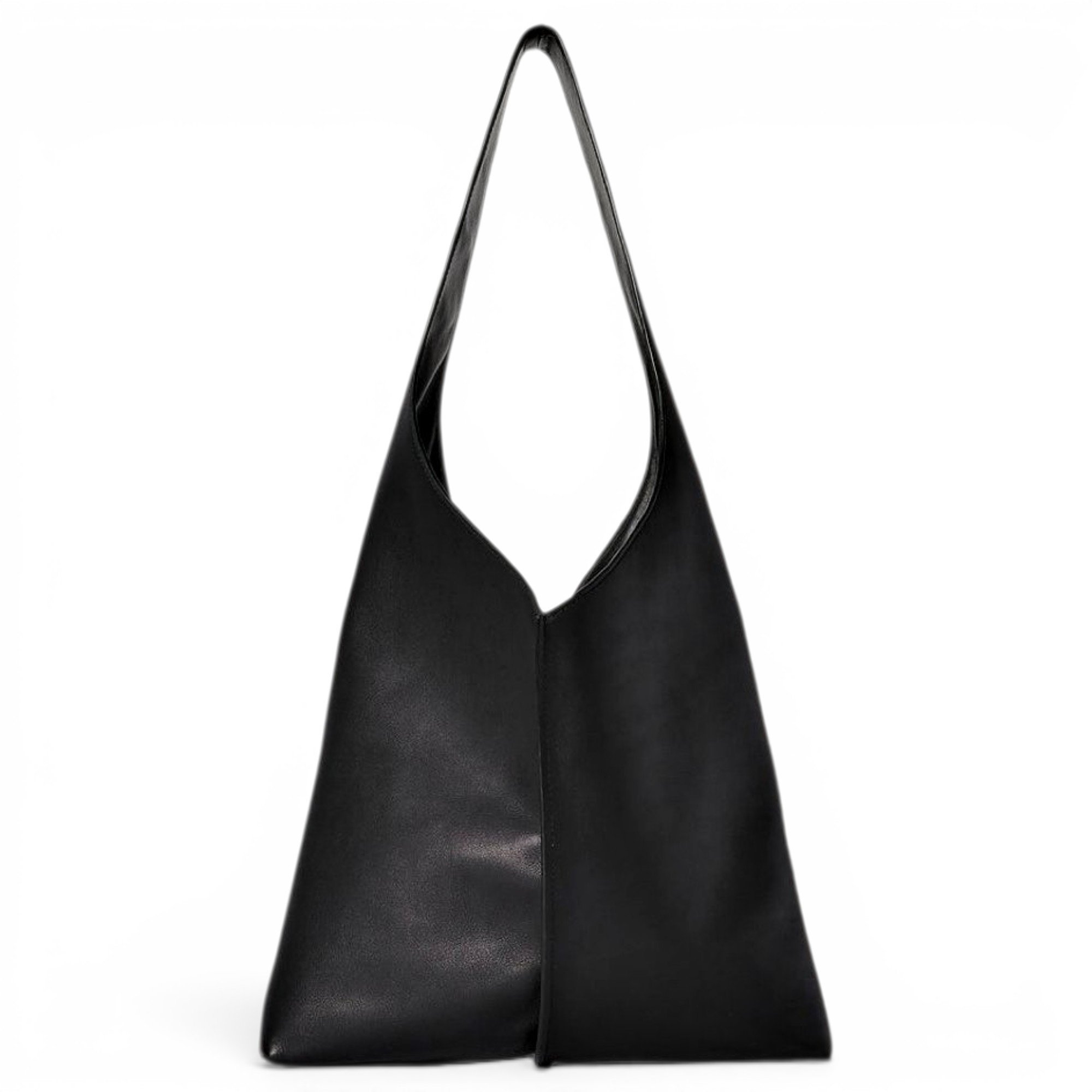 The Row Slouchy Banana leather handbag