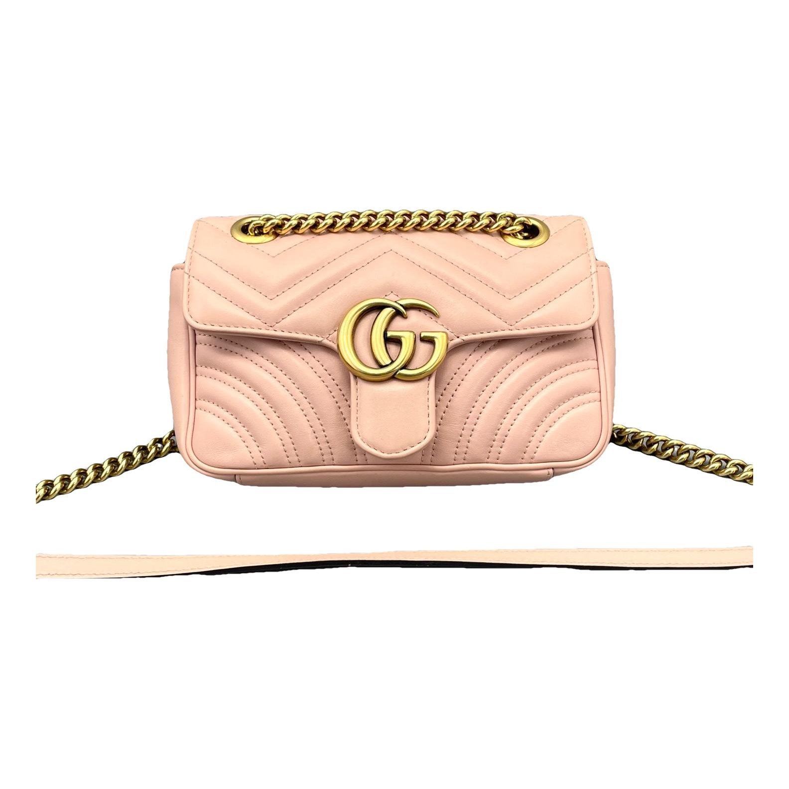 GG Marmont Flap leather crossbody bag