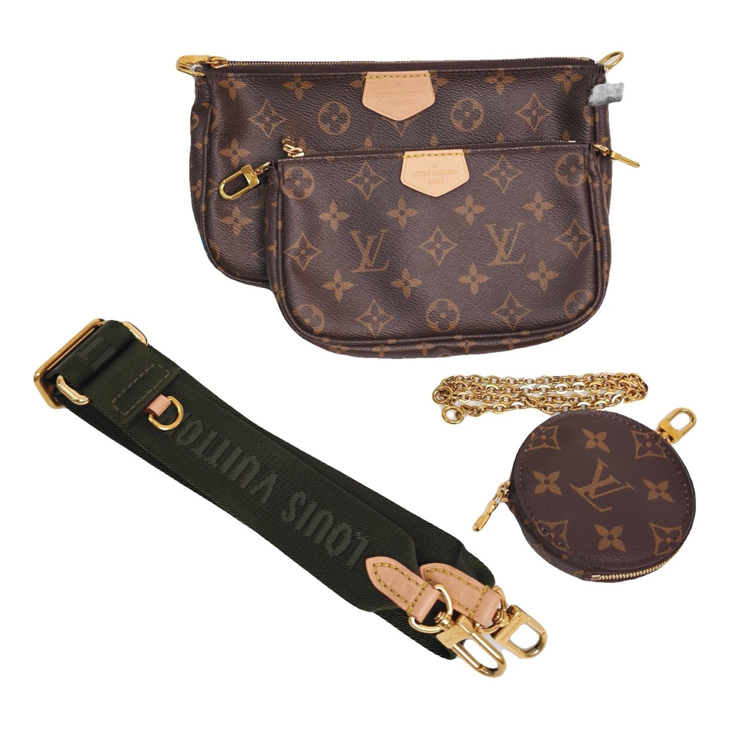 Multi Pochette Accessoires leather handbag
