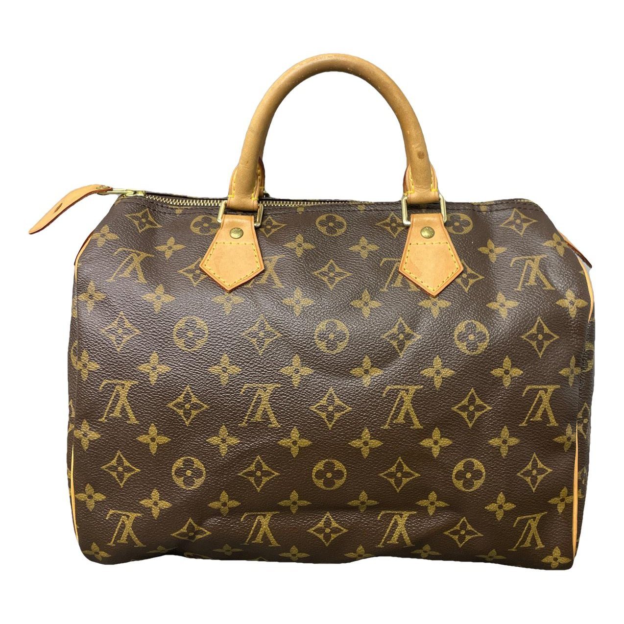 Speedy leather handbag