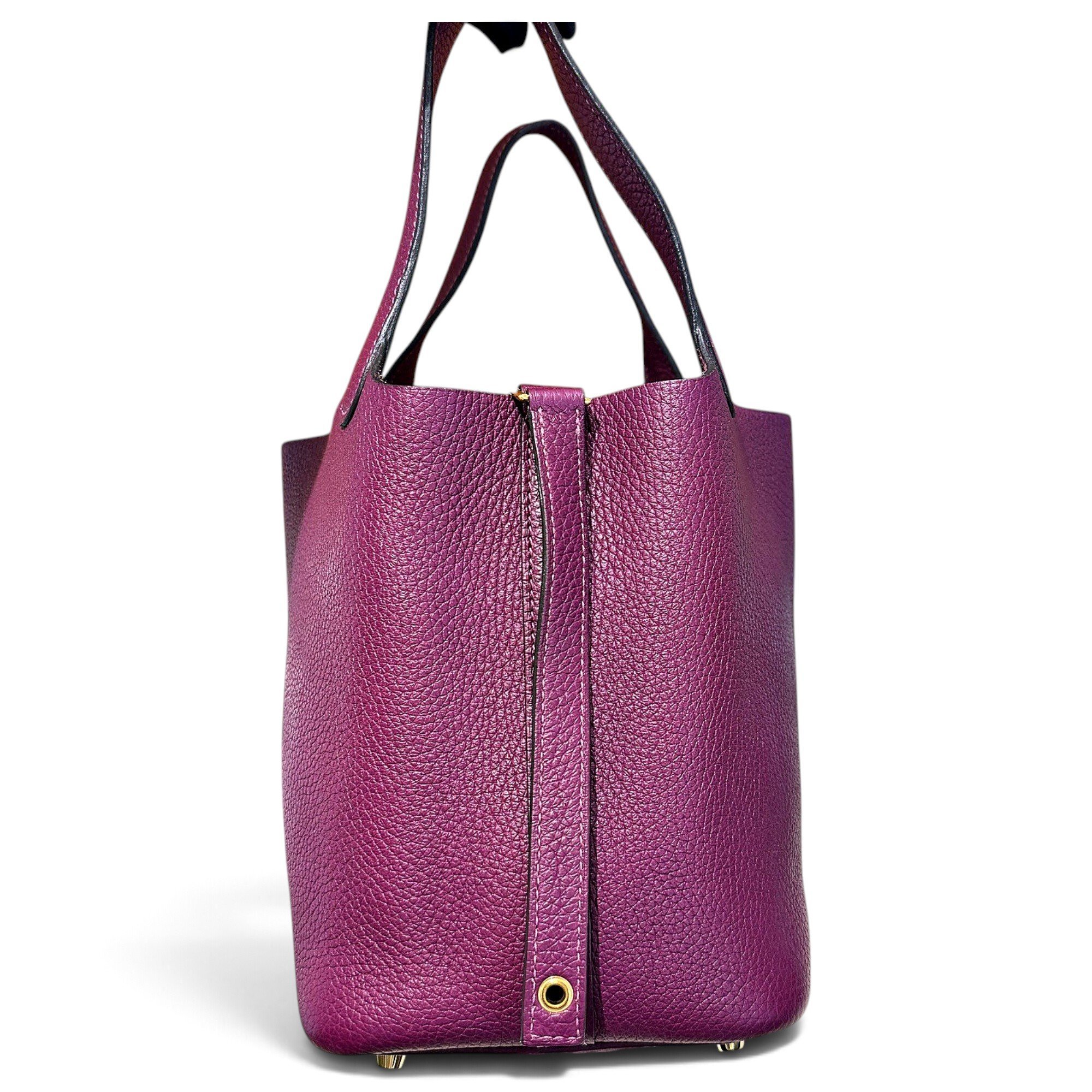 Picotin leather handbag