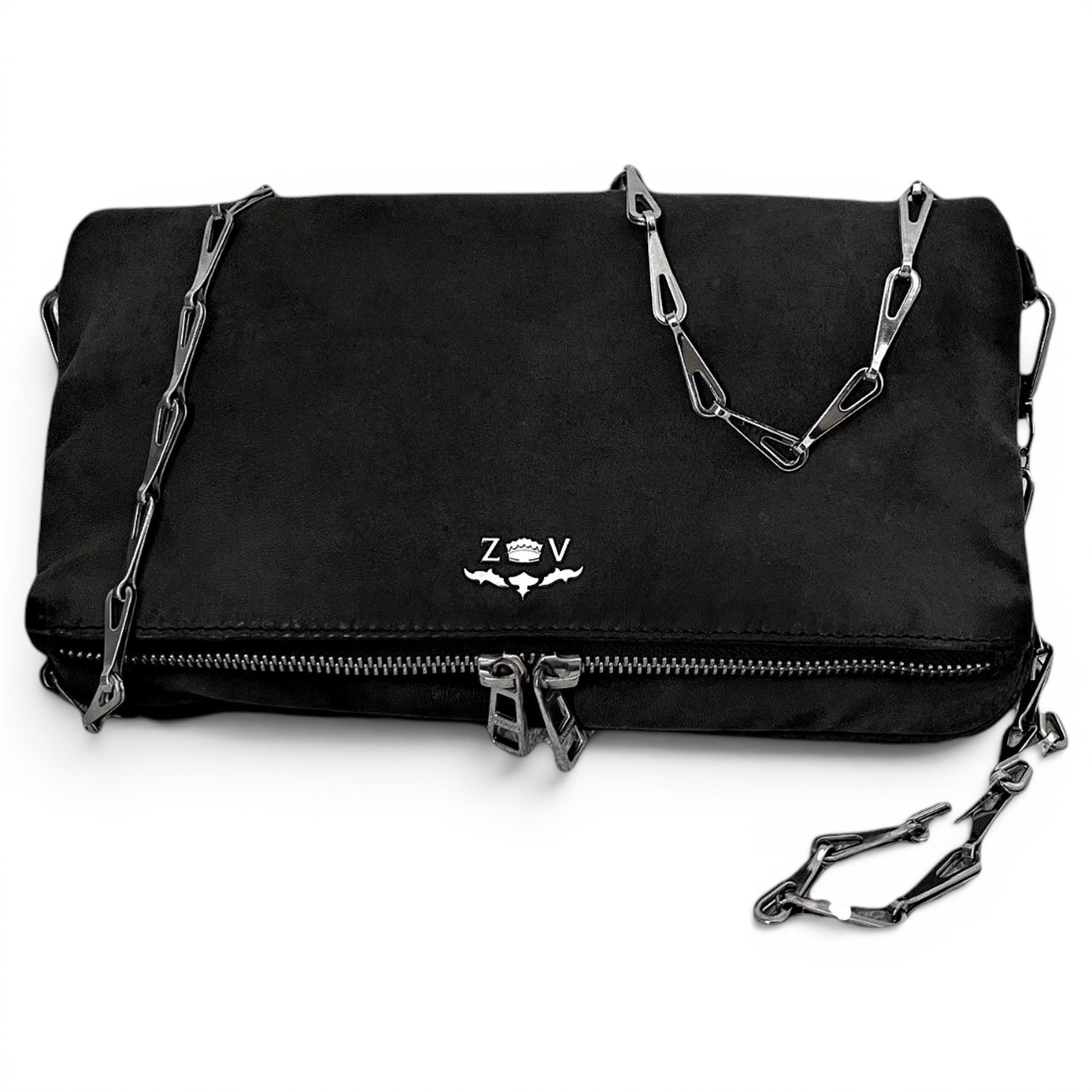 Rock leather crossbody bag