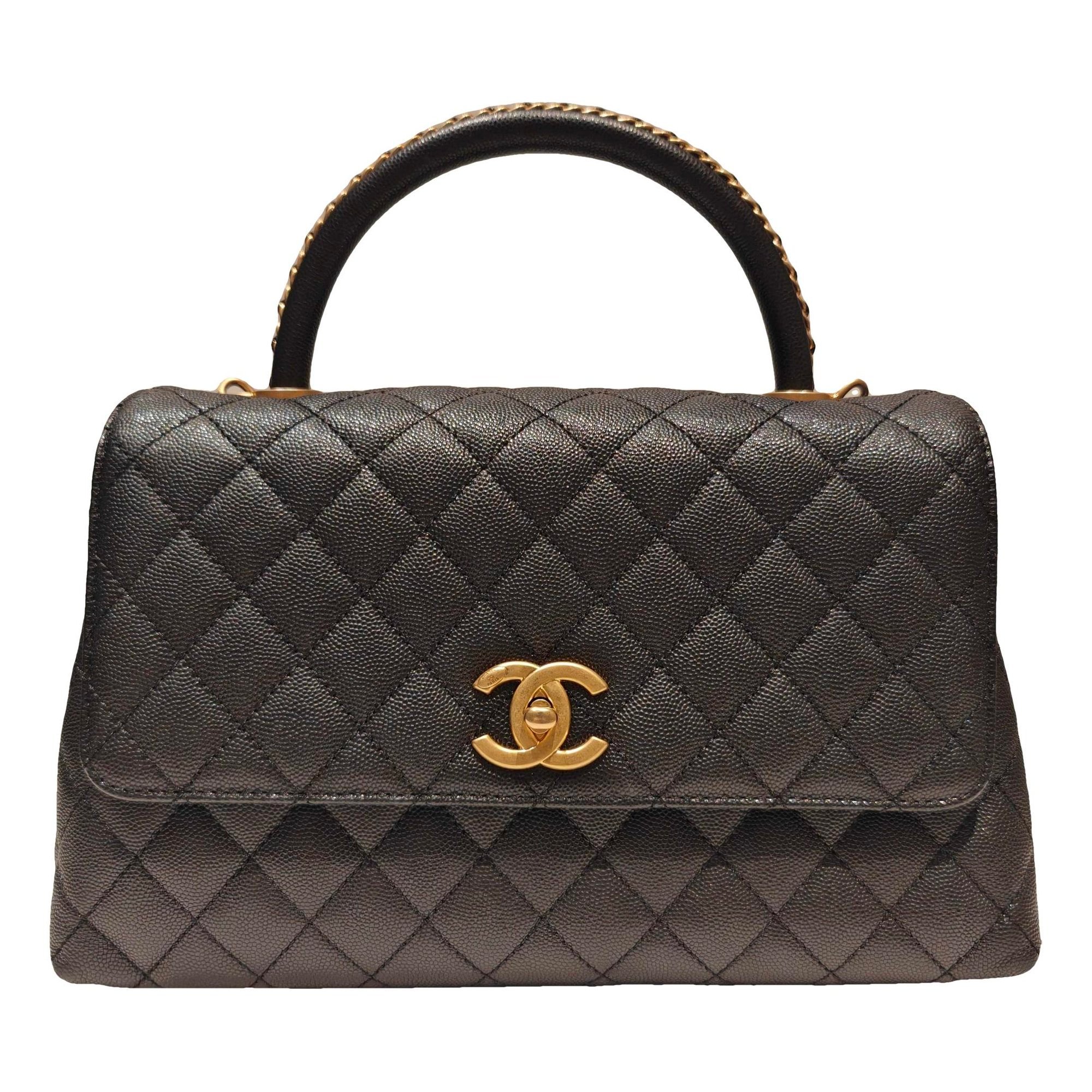 Coco Handle leather handbag