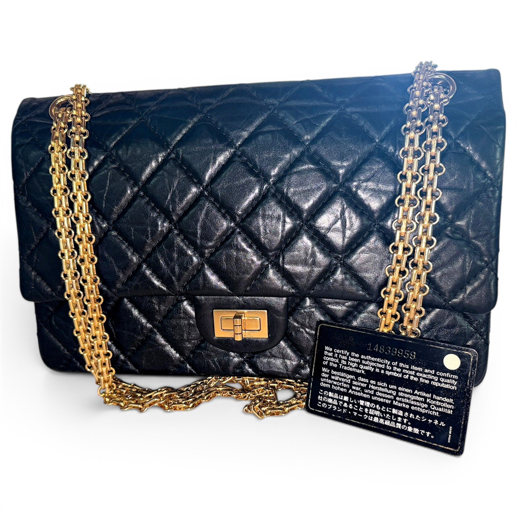 2.55 leather handbag