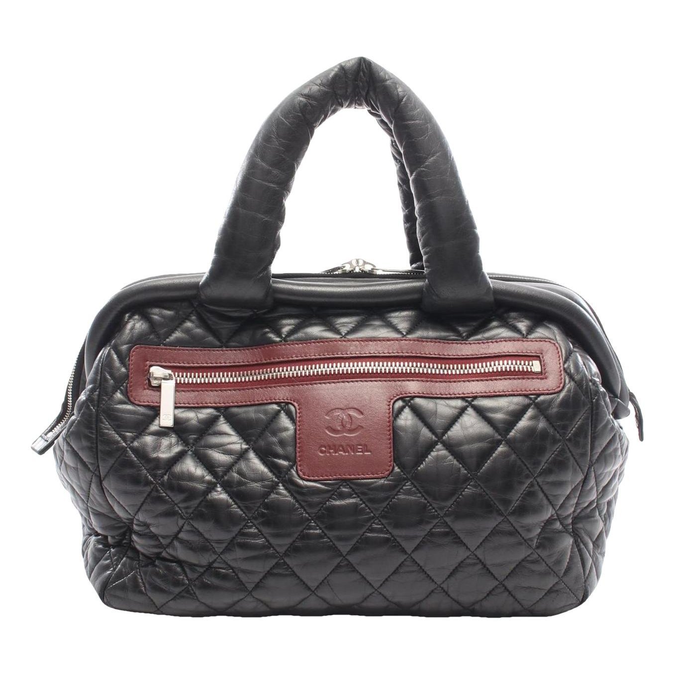 Cocoon leather tote