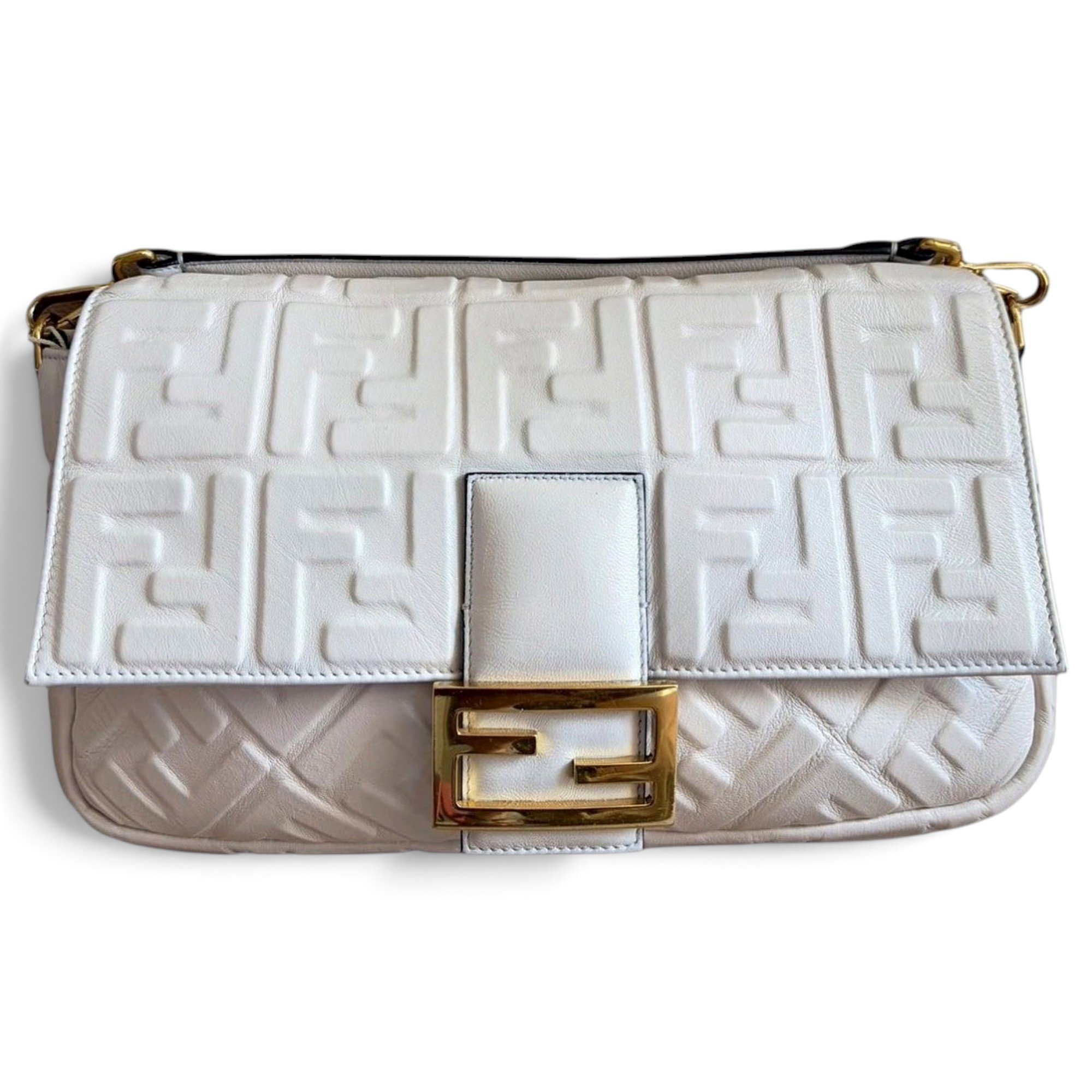 Baguette leather handbag