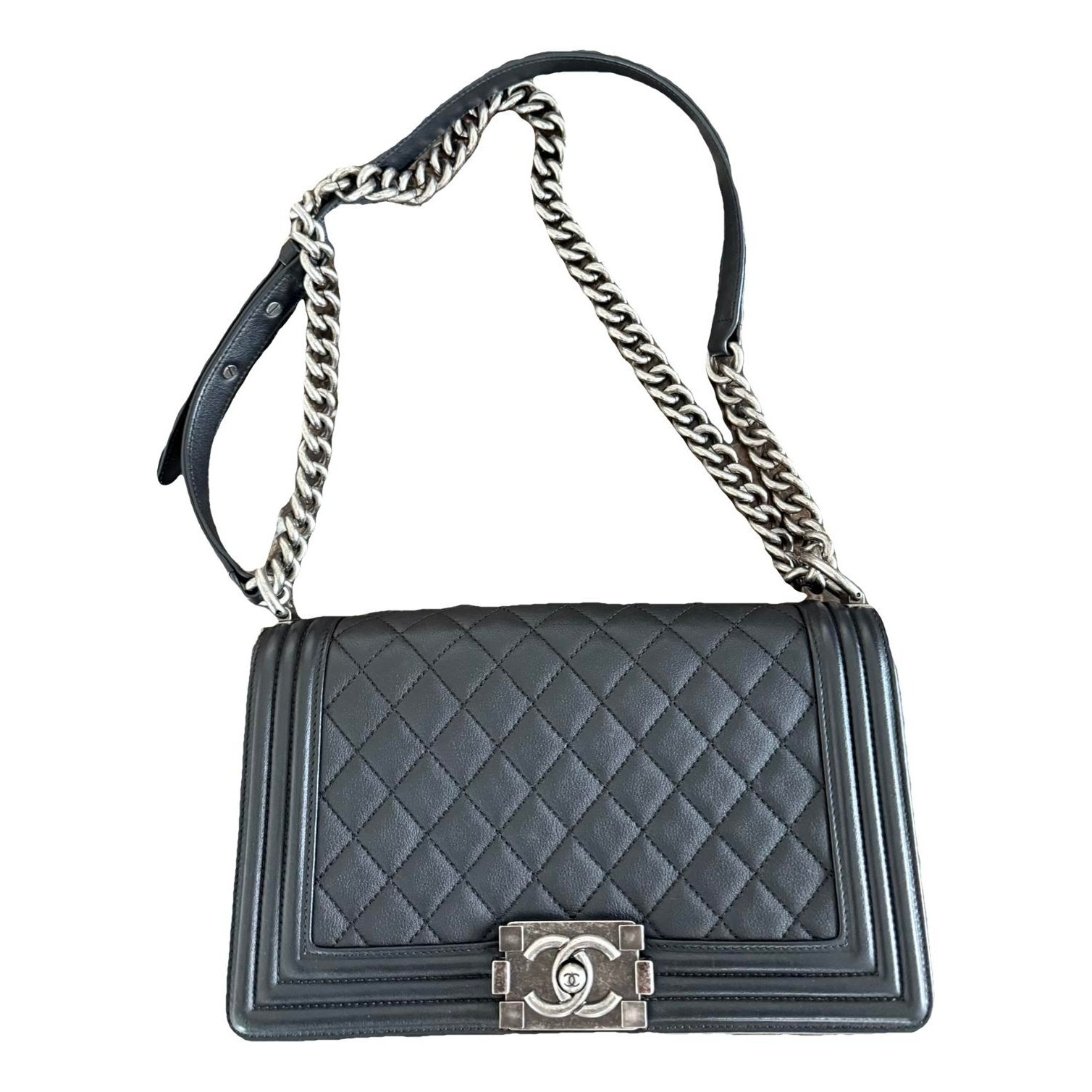 Boy leather crossbody bag