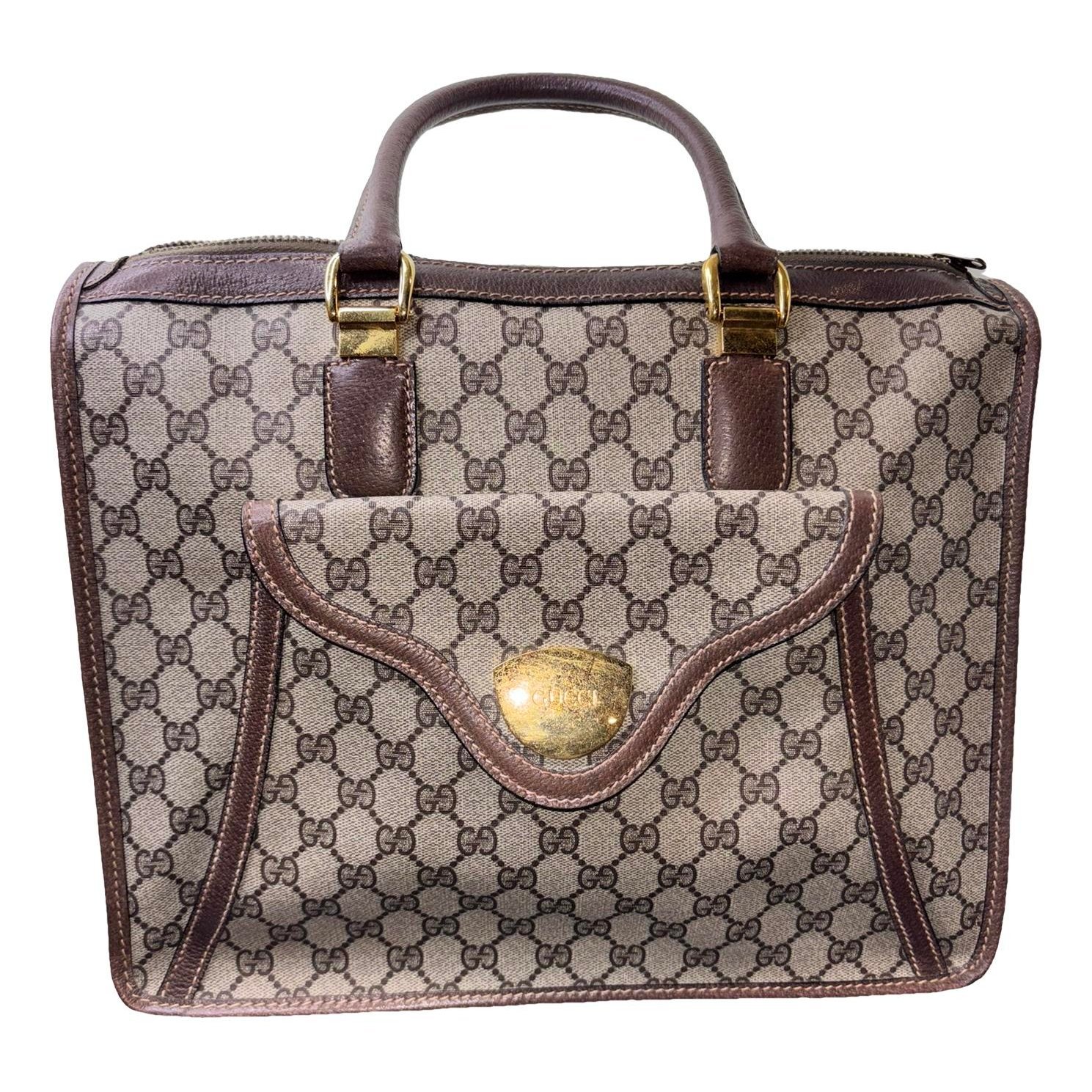 Leather tote