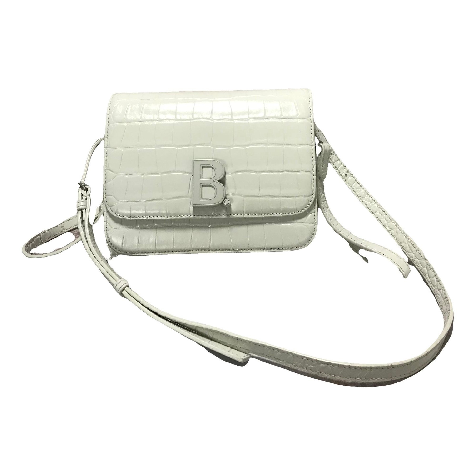 B leather handbag