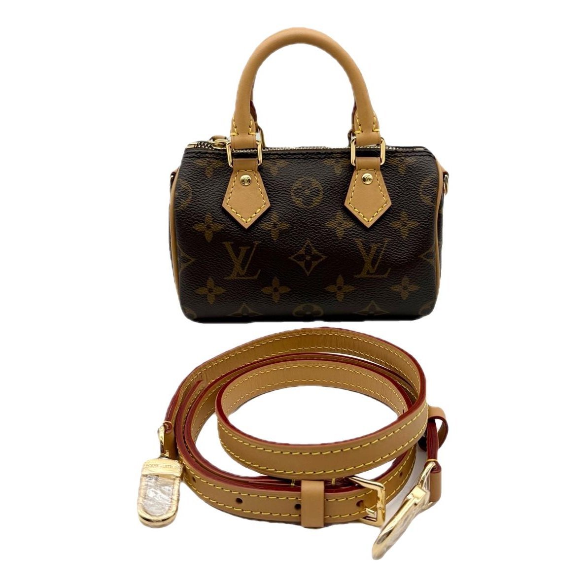 Nano Speedy / Mini HL leather handbag