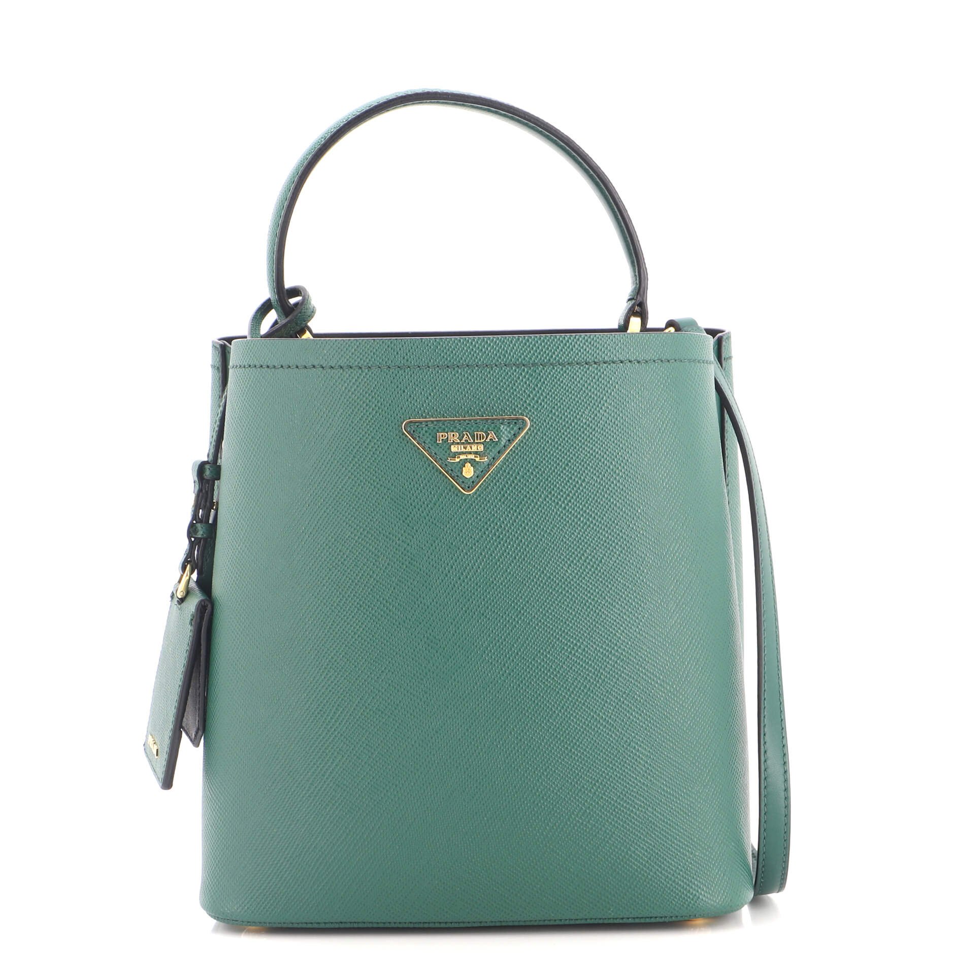 Panier Bucket Bag Saffiano Leather Medium
