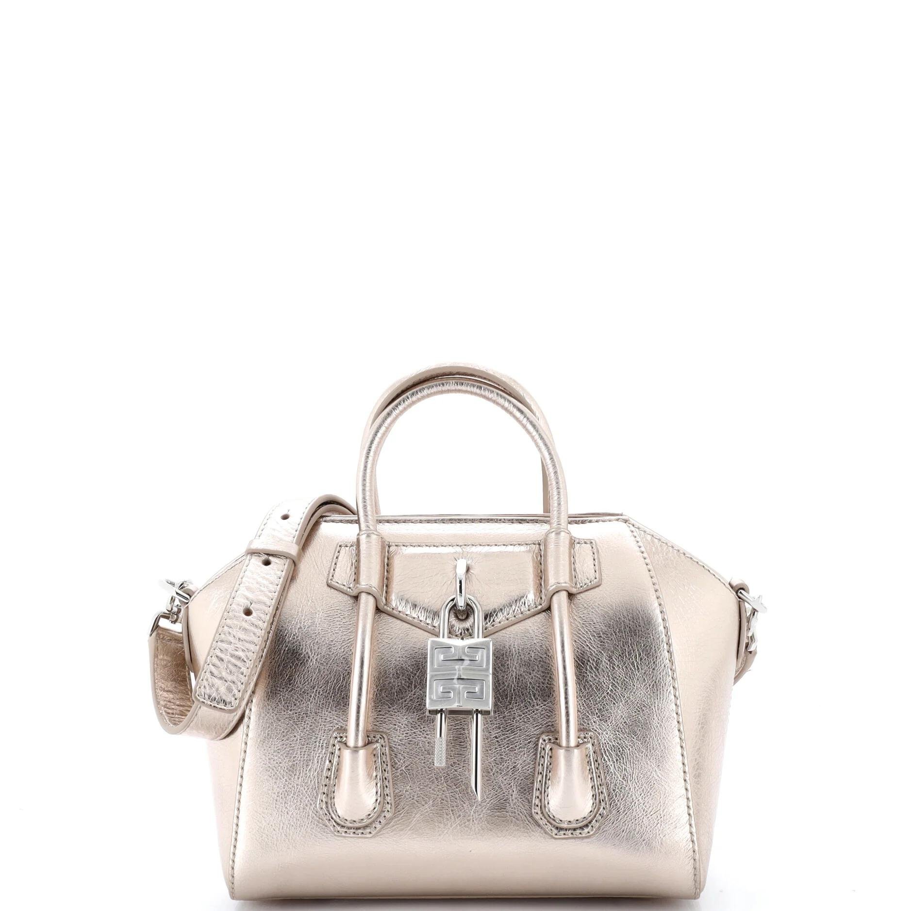 Patent leather handbag