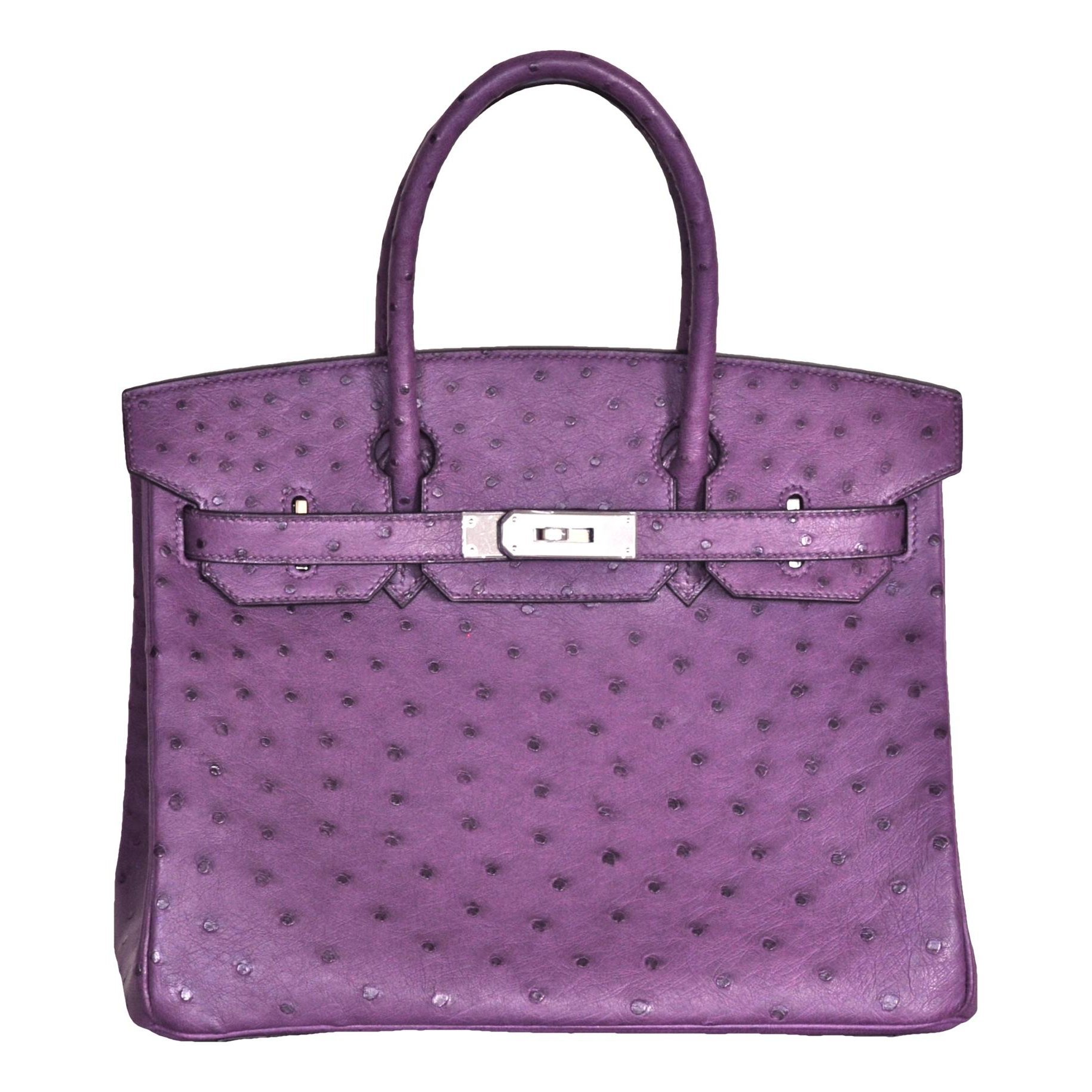 Birkin 30 ostrich satchel
