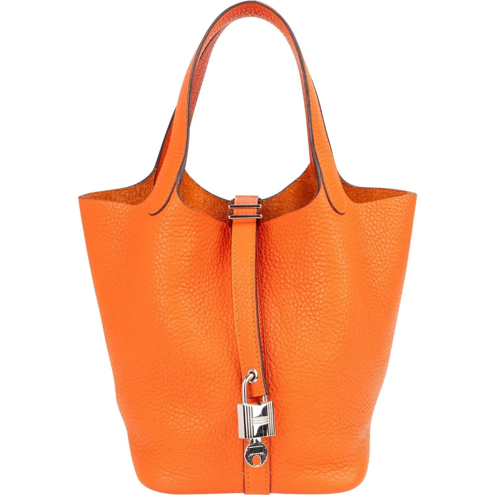 Picotin leather handbag