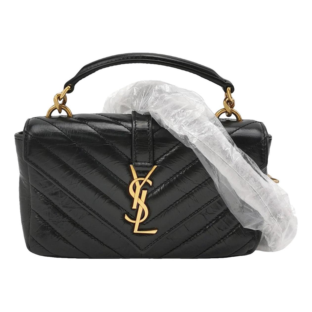 Collége monogramme leather handbag