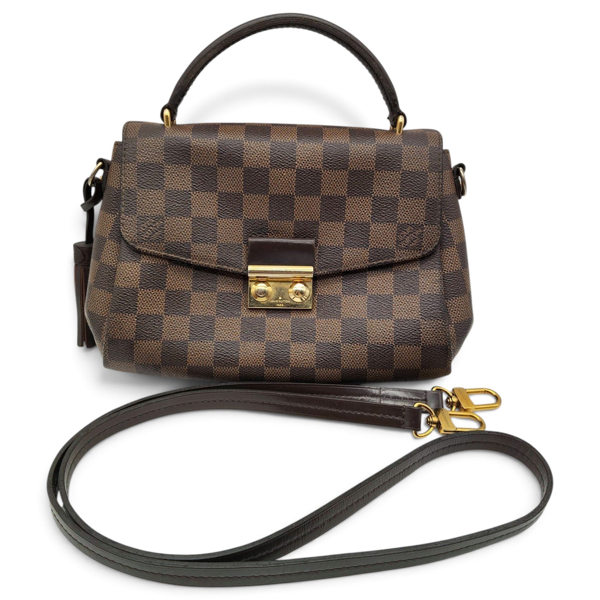 Croisette leather handbag
