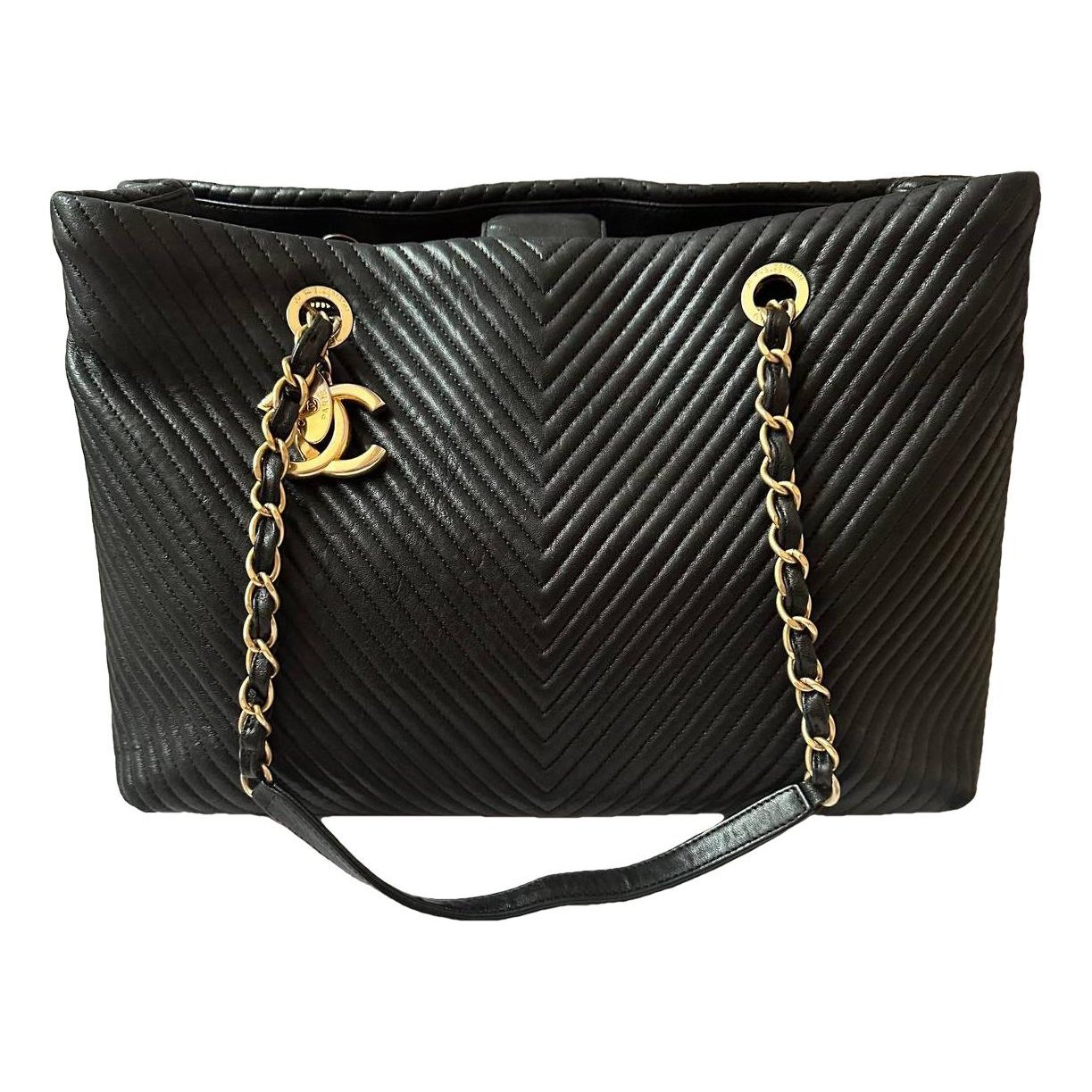 Classic CC Shopping leather tote