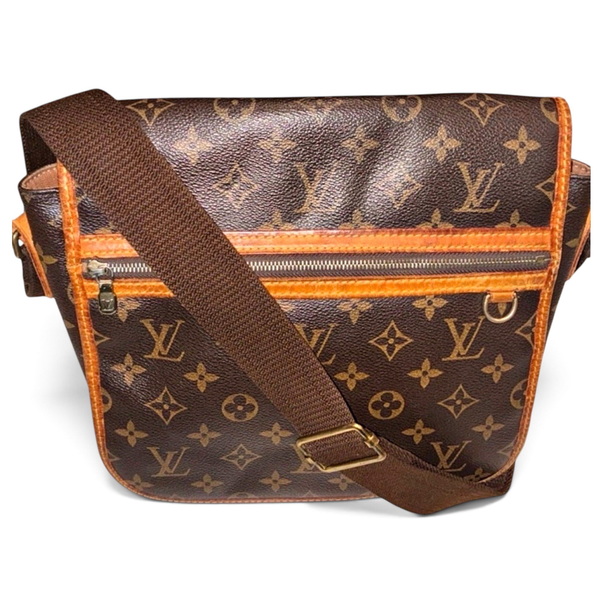 Leather travel bag