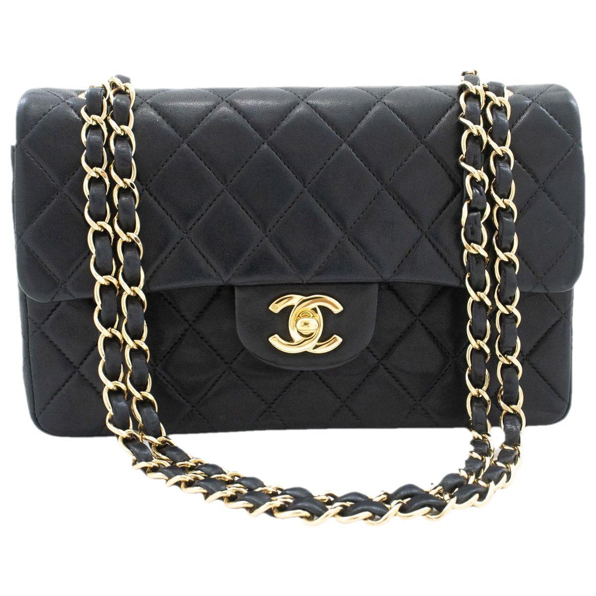 Trendy CC Flap leather crossbody bag