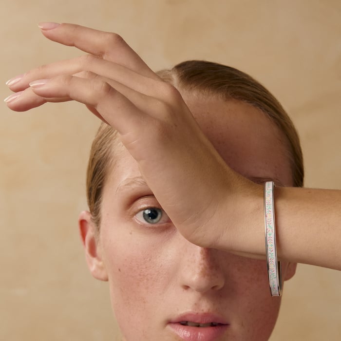 Aurore Rose Etriers Bangle