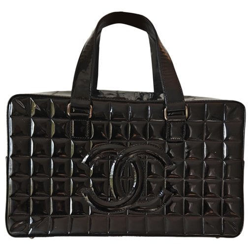 Patent leather bowling bag