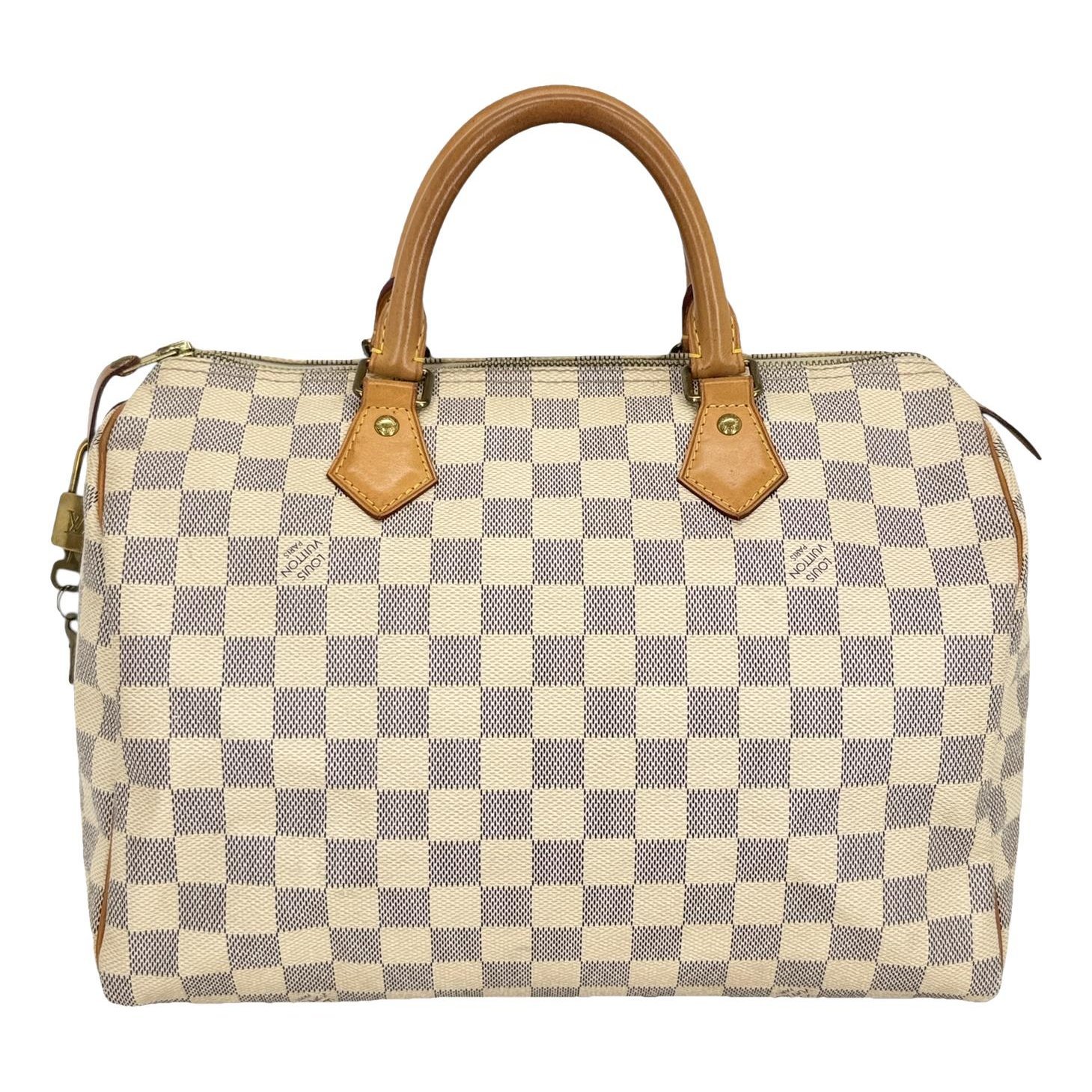 Speedy leather handbag