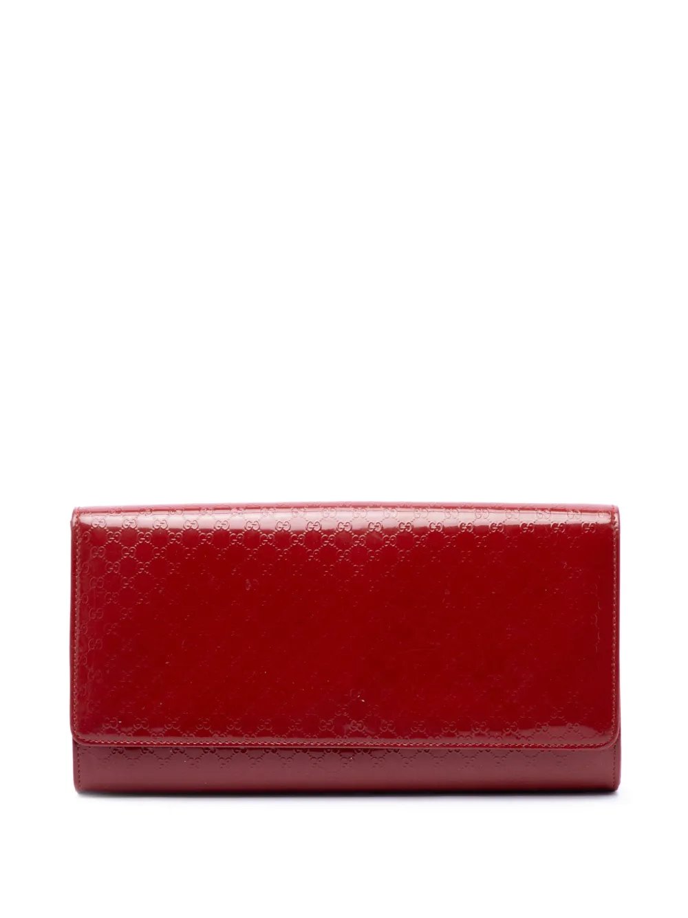 2016-2026 Microguccissima Patent Broadway clutch bag
