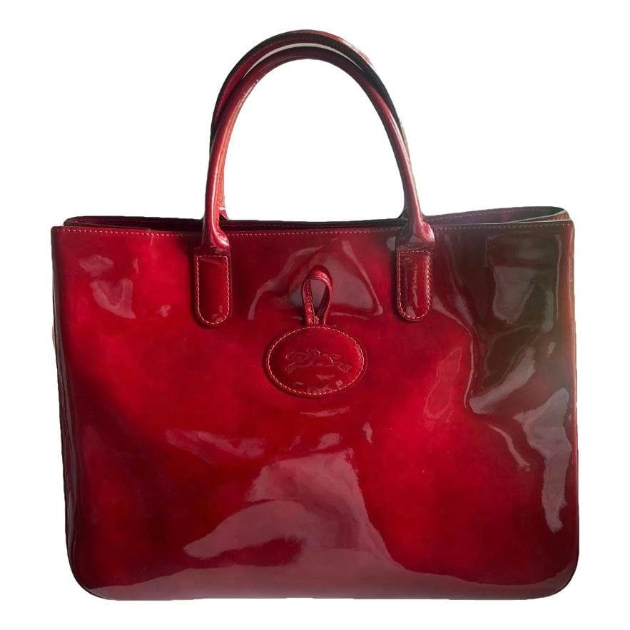 Roseau patent leather handbag