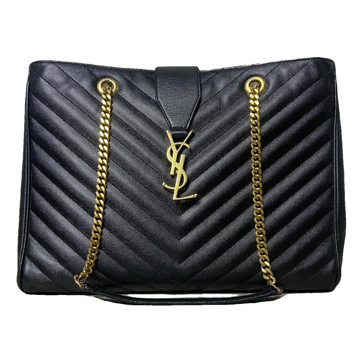 Shopping monogramme leather handbag