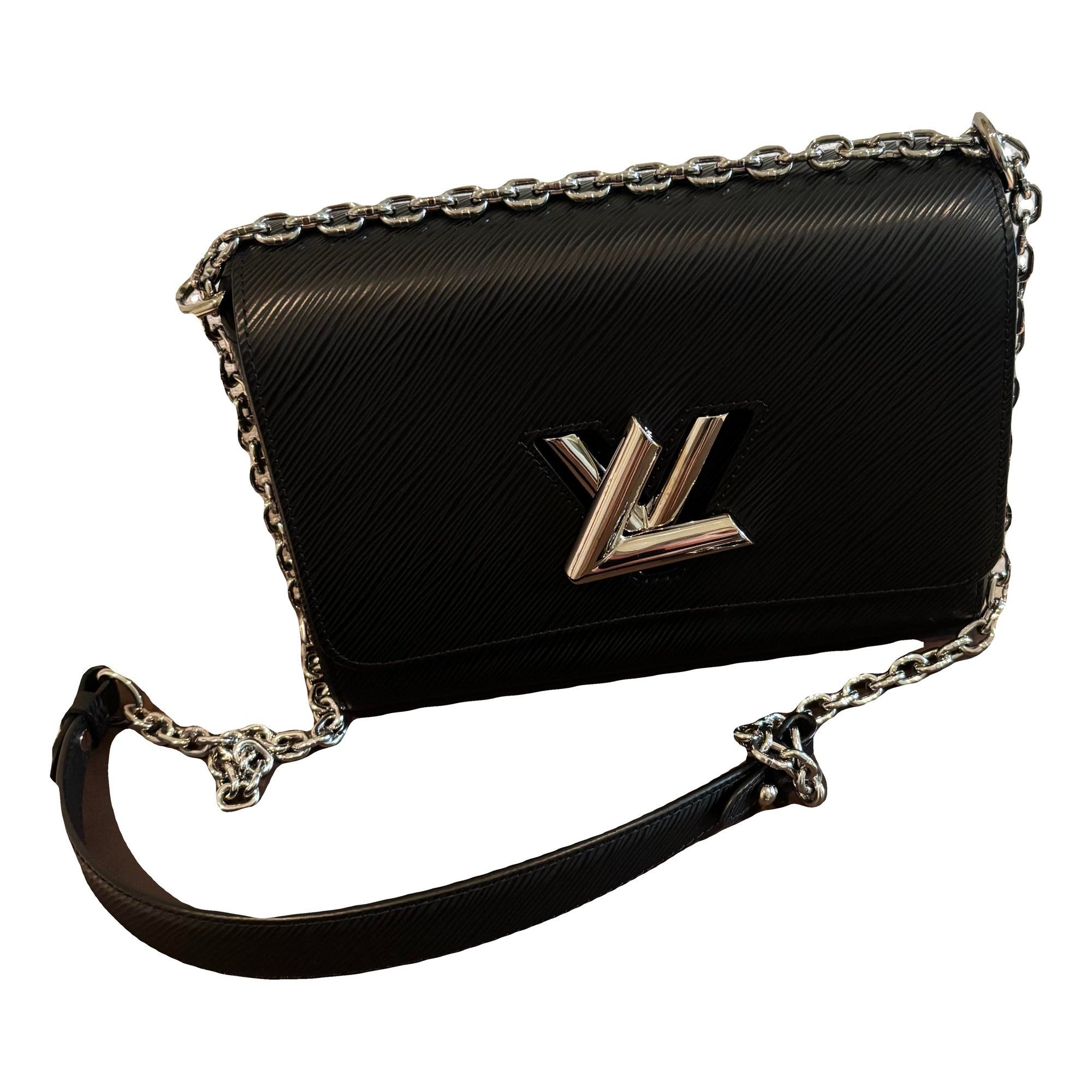 Twist leather crossbody bag