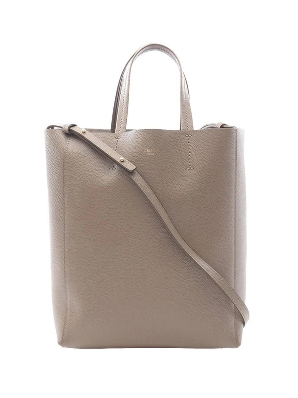2010-2026 Small Grained Calfskin Vertical Cabas satchel