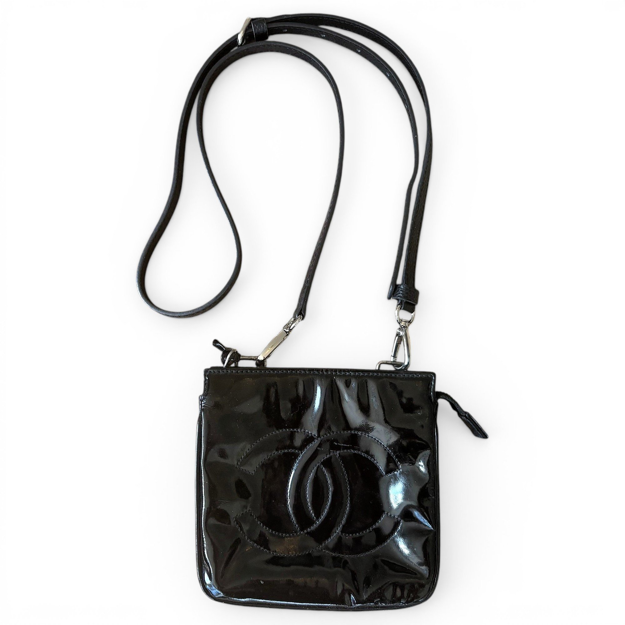 Patent leather mini bag