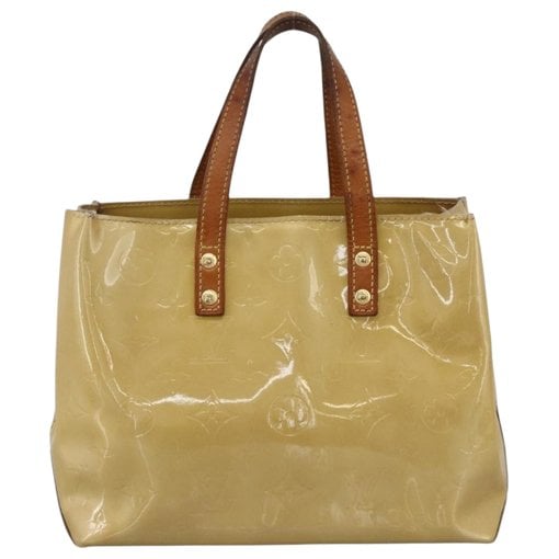 Reade patent leather handbag