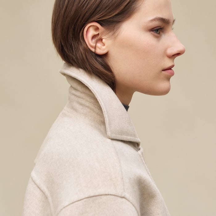 Beige Naturel Cashmere Jacket