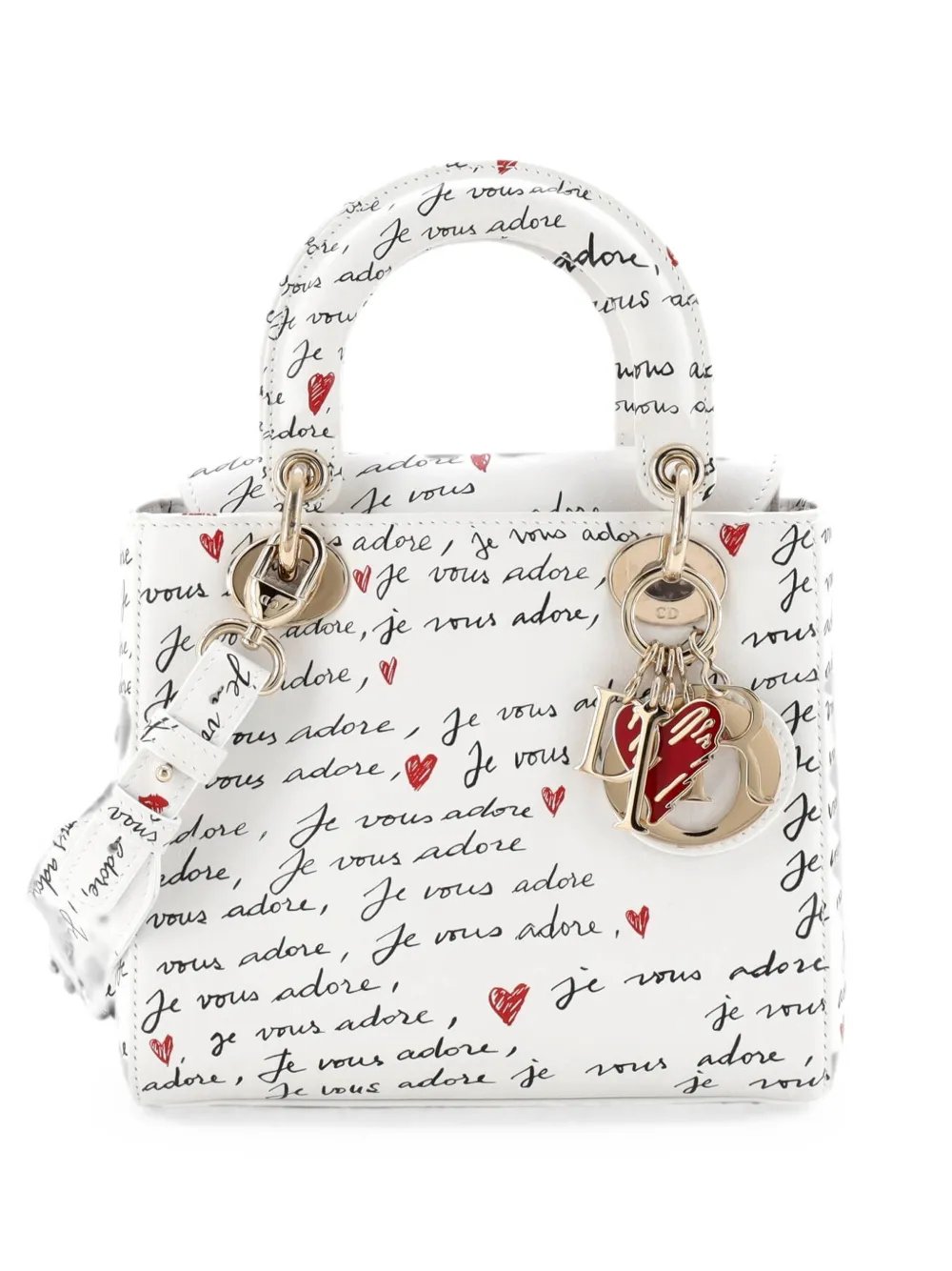 My ABCDior Lady Dior Bag Printed Leather Small satchel