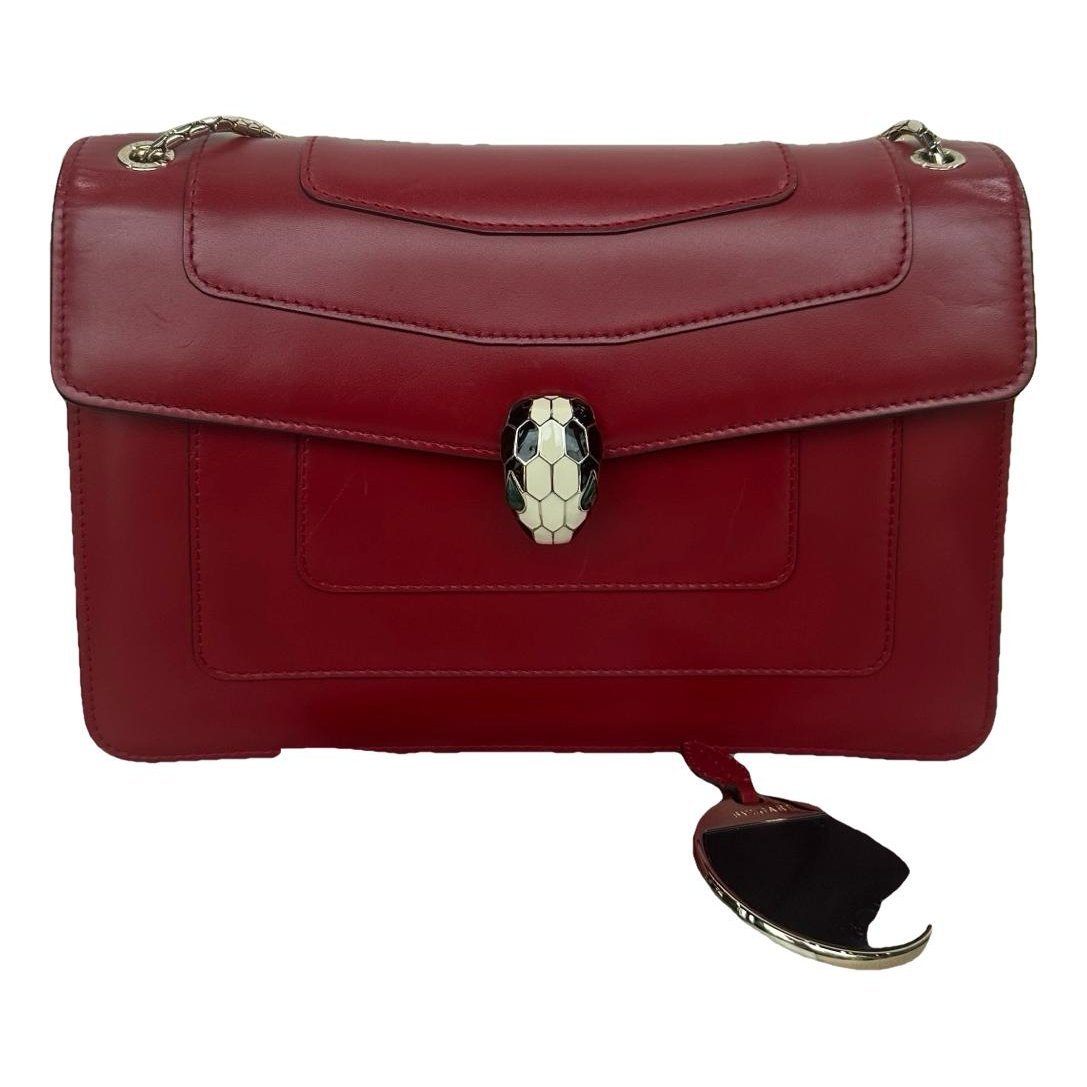 Serpenti leather handbag