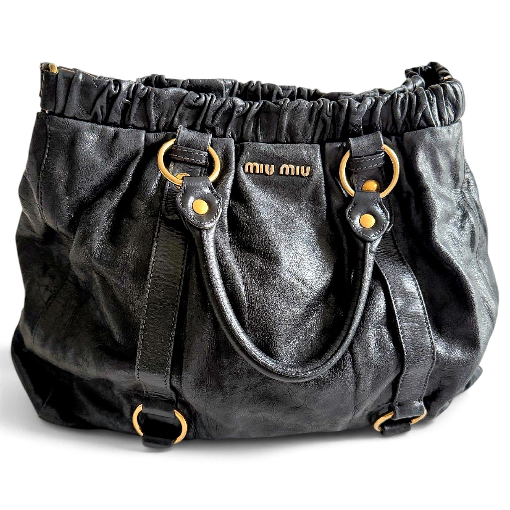 Vitello leather handbag