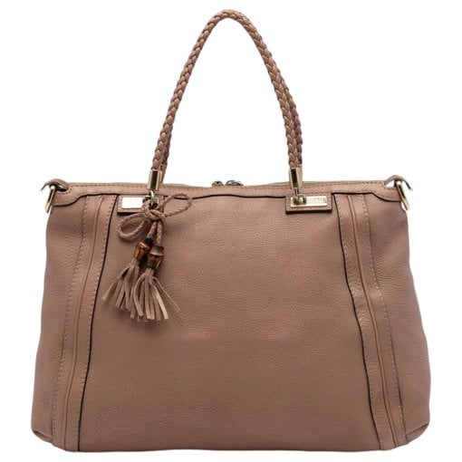 Bella leather satchel