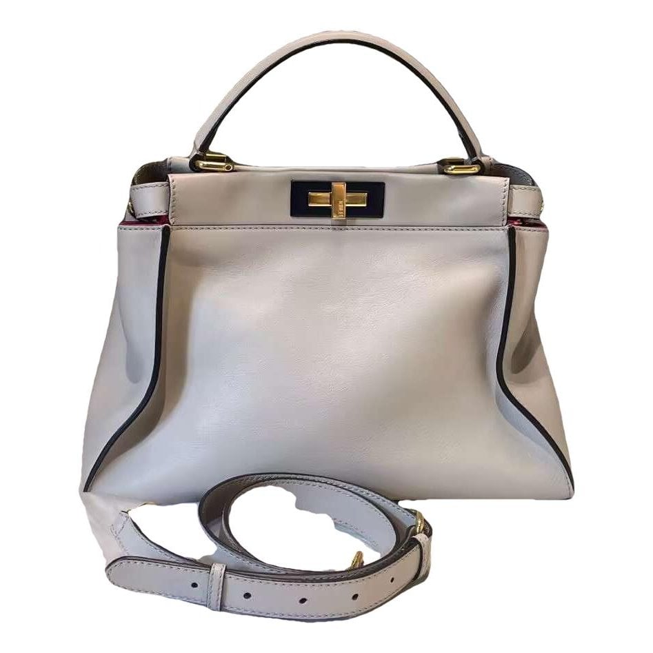 Peekaboo leather handbag