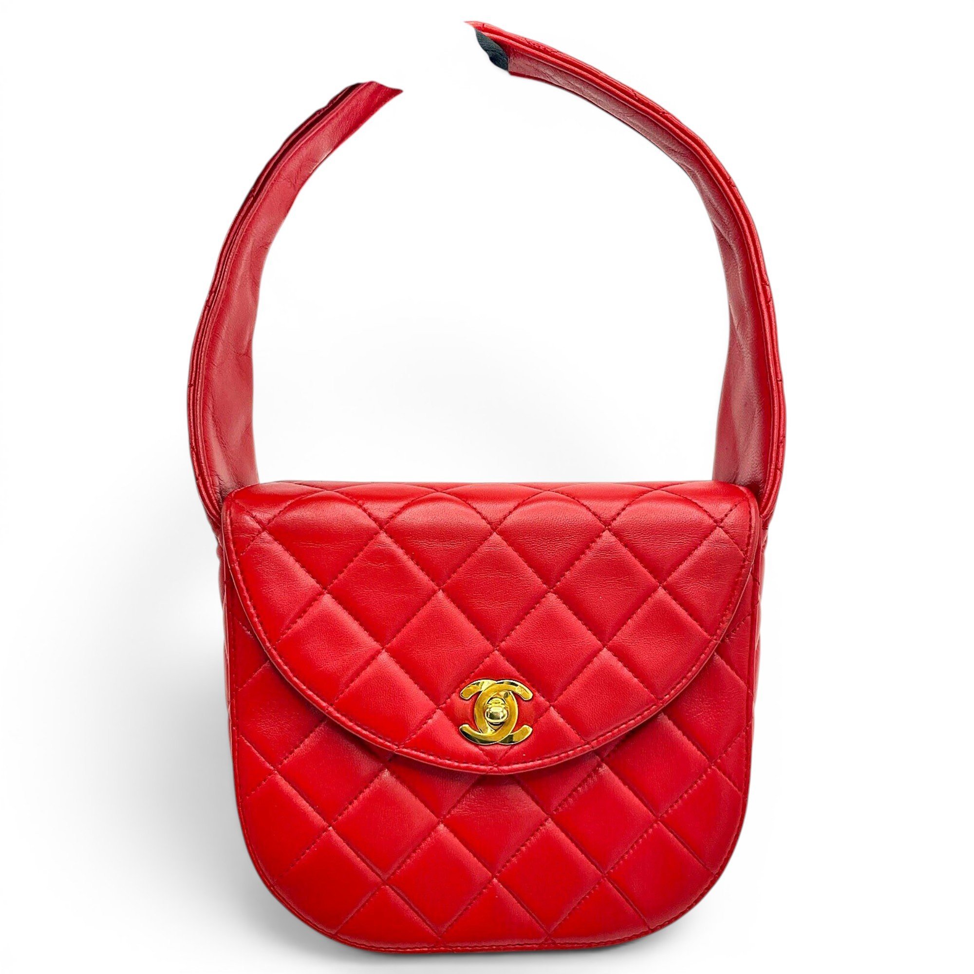 Trendy CC Top Handle leather handbag