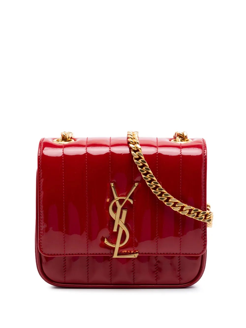 2018 Small Patent Monogram Vicky Chain Bag crossbody bag