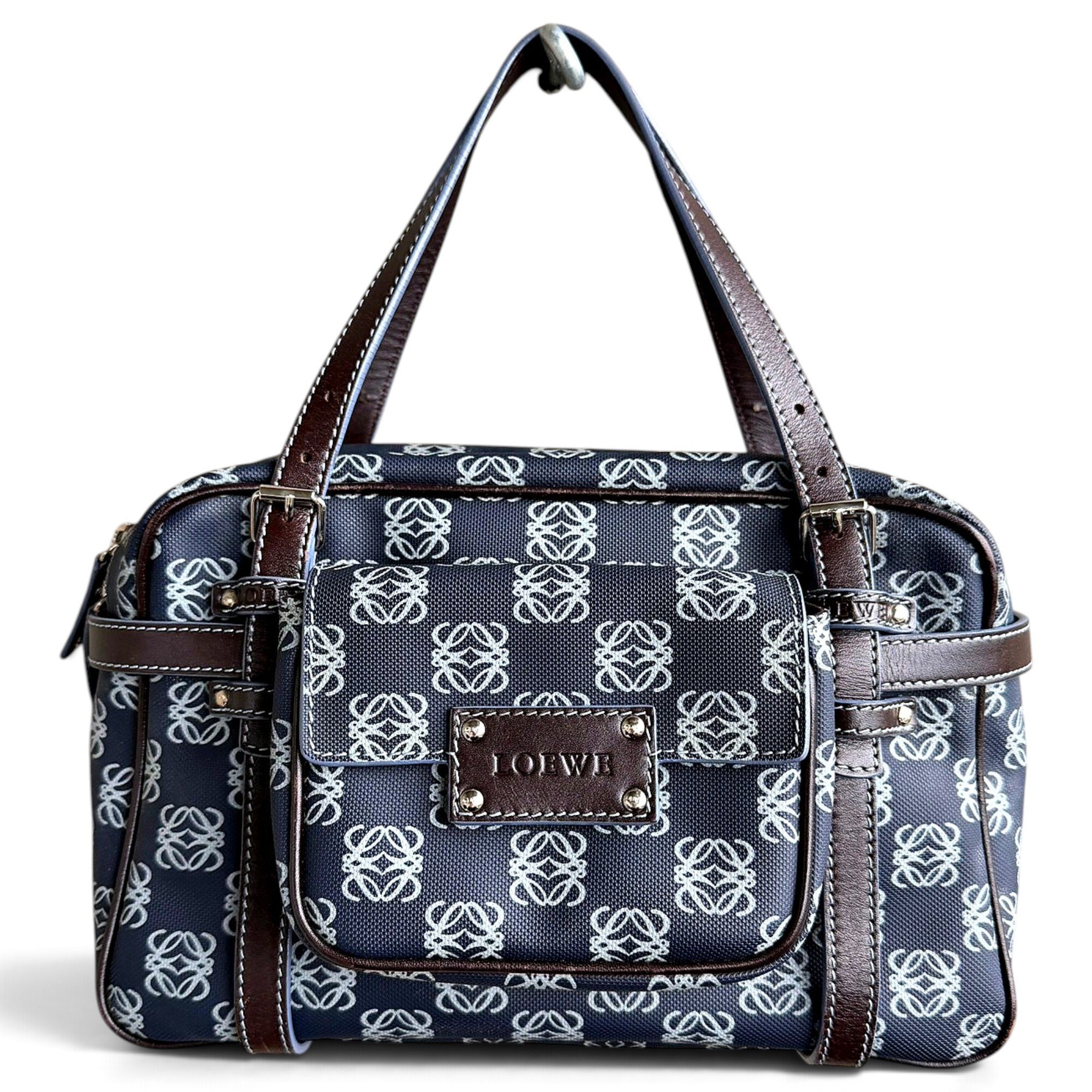 Vinyl handbag