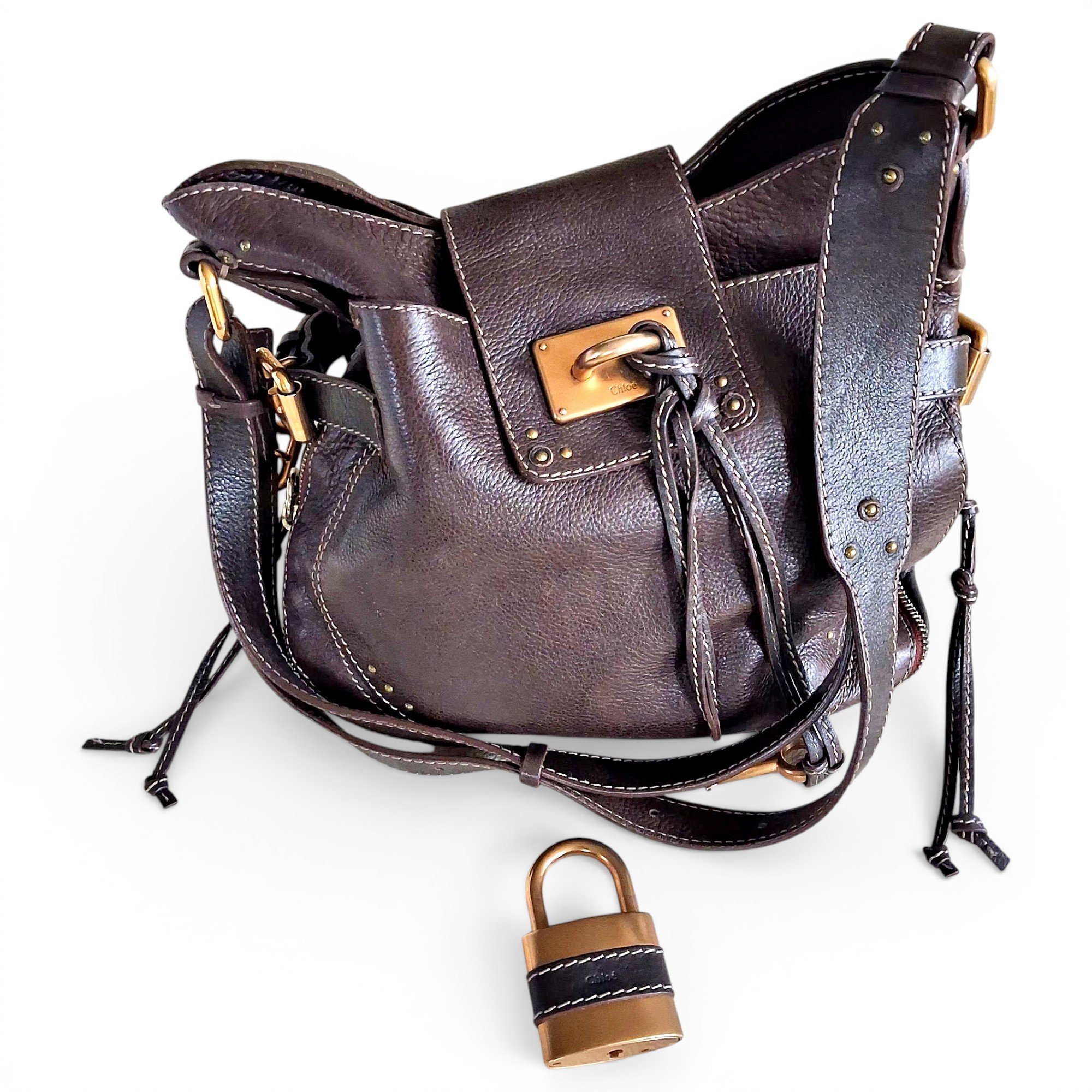 Leather handbag